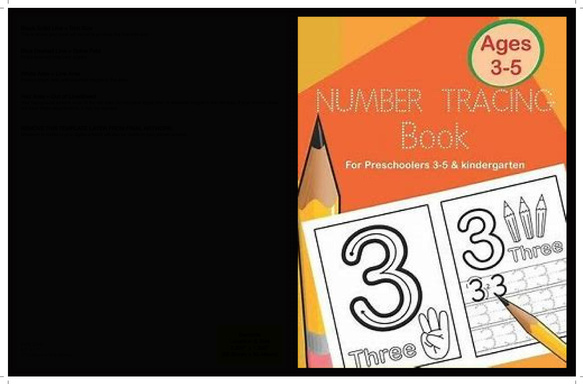NUMBER TRACING BOOK FOR PRESCHOOLERS 3-5 & KINDERGARTEN