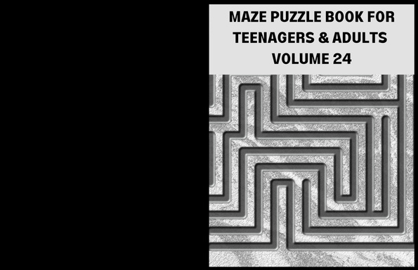 MAZE PUZZLE BOOK FOR TEENAGERS & ADULTS VOLUME 24