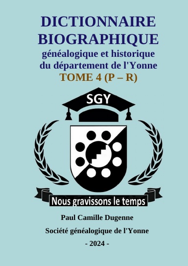 2024 Dictionnaire de l’Yonne Dugenne 4