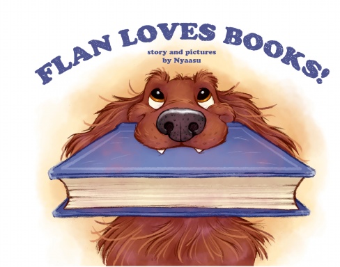 Flan Loves Books!
