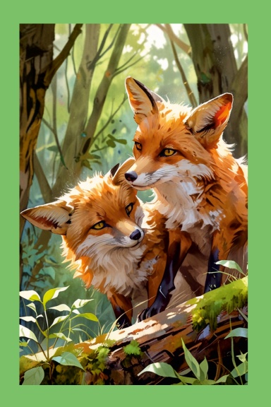 Red-Haired Sly Animals