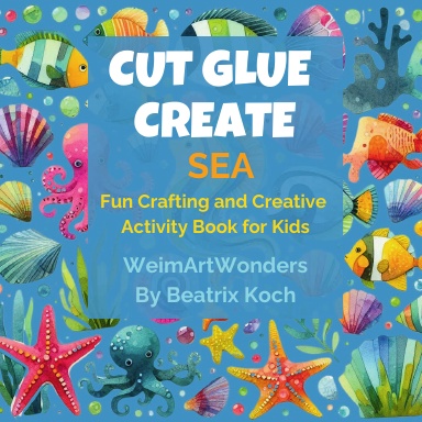 Cut Glue Create: Sea - Fun Crafting and Creative Activity Book for Kids