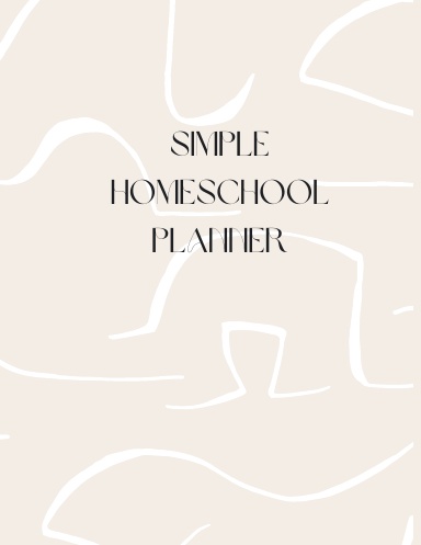 Simple Homeschool Planner