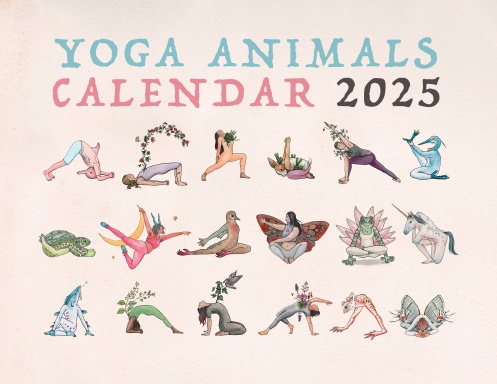 2025 YOGA ANIMALS CALENDAR