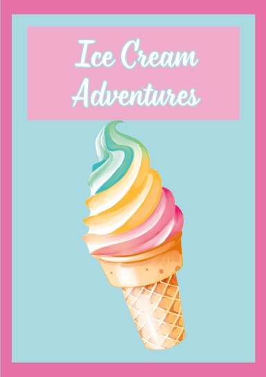 Ice Cream Adventure Colouring Book