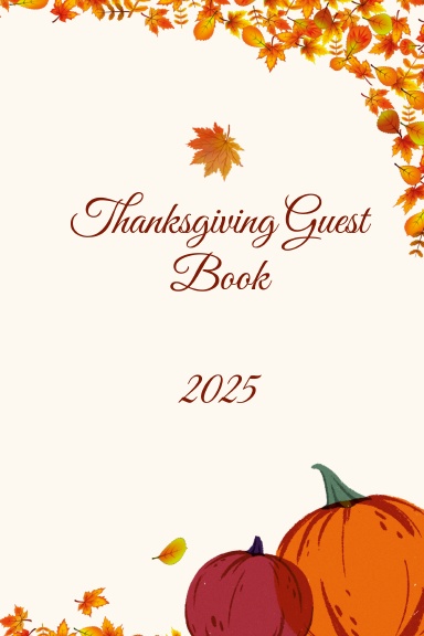 Thanksgiving Guest Book