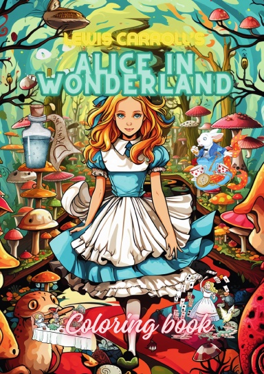 Lewis Carroll's Alice In Wonderland Colouring Book for Children