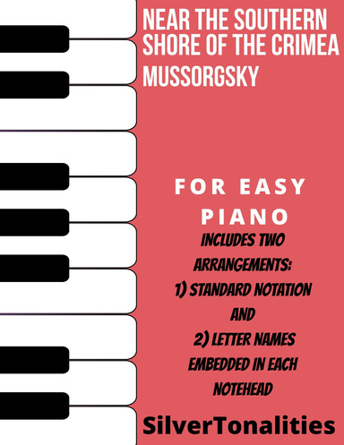 Near the Southern Shores of the Crimea Easy Piano Sheet Music Combo
