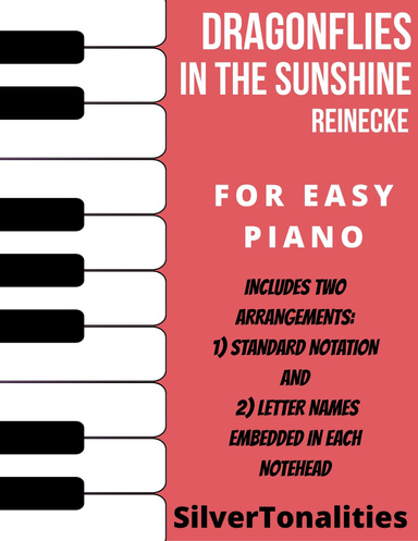 Dragonflies in the Sunshine Easiest Piano Sheet Music Combo