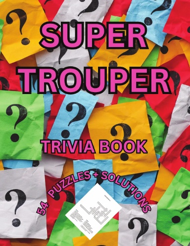 SUPER TROUPER TRIVIA PUZZLE BOOK