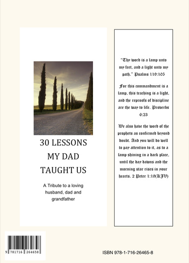 30 Lessons My DAD Taught Us