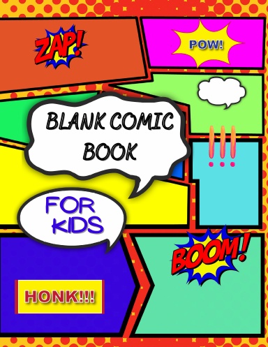 Blank Comic Book for kids (Paperback)