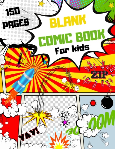 Blank Comic Book for kids (Paperback)