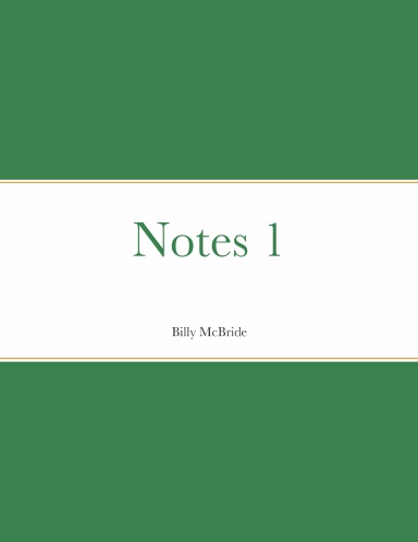 Notes 1