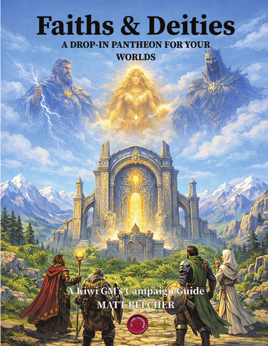 FAITHS & DEITIES: A Drop in Pantheon for your Worlds