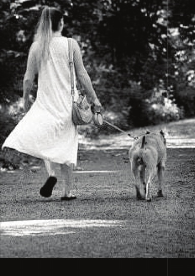 Girl and Her Dog A5 Sketchbook