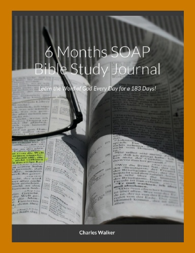 6 Month SOAP Bible Study Journal