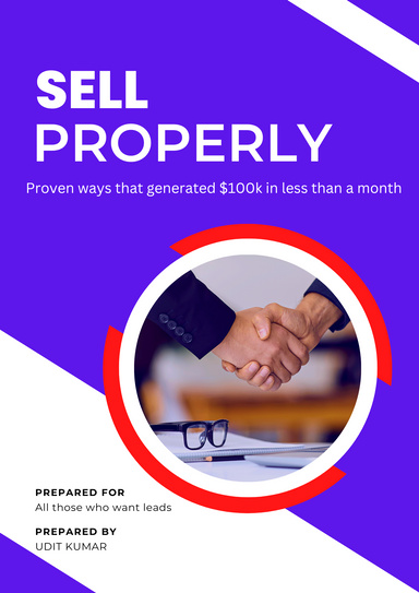 Sell Properly