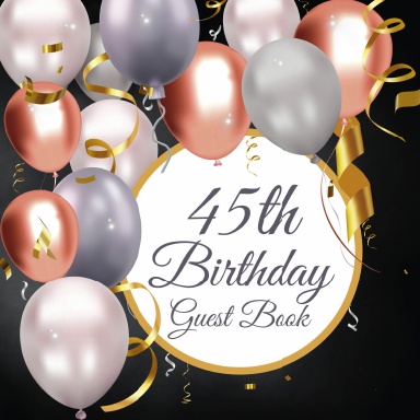 45th Birthday Guest Book