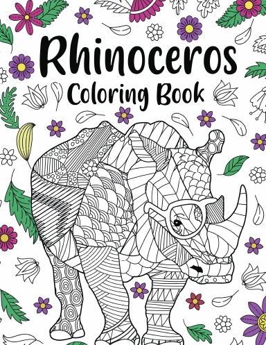 Rhinoceros Coloring Book