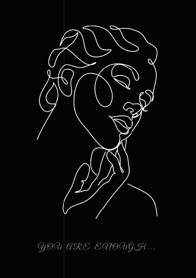 You Are Enough Black