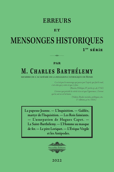 Erreurs et mensonges historiques