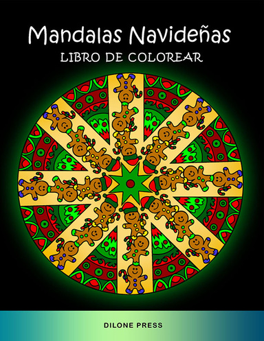 Mandalas Navideñas Libro de Colorear