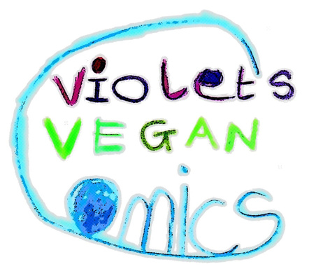 Image of Author Violet's Vegan Comics and Storybooks