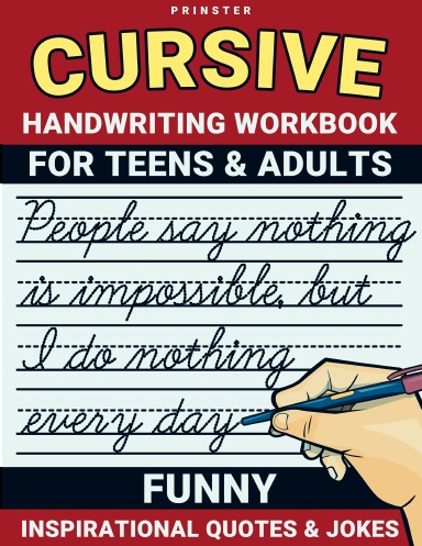 The Print Handwriting Workbook for Kids: Laugh, Learn, and Practice Print with Jokes and Riddles [Book]