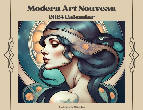 Modern Art Nouveau Calendar
