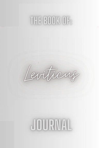 Leviticus Inductive Bible Study