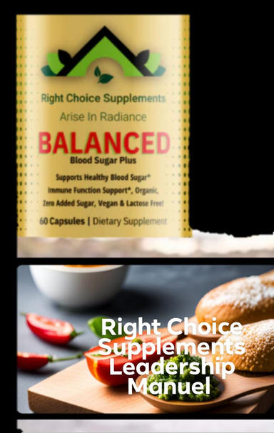 Right CHOICE Supplements Leadership Manuel