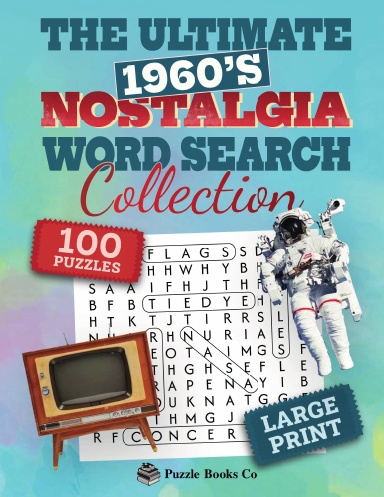 The Ultimate 1960s Nostalgia Word Search Collection for Adults and Seniors