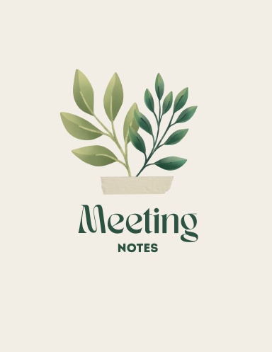 My Action Meeting Notebook