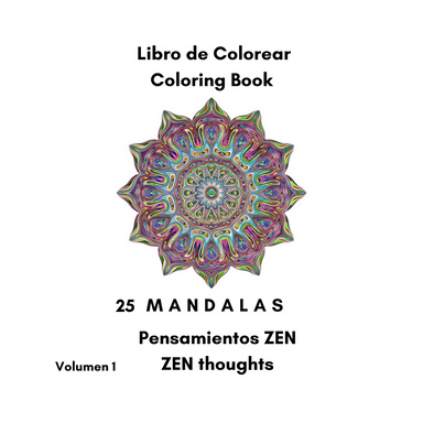 Libro de colorear Mandalas, coloring book