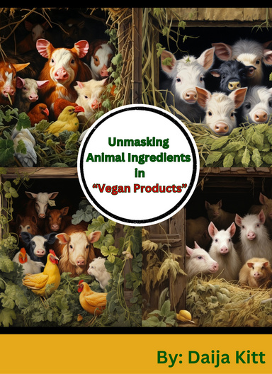 Unmasking Animal Ingredients in “Vegan Products”