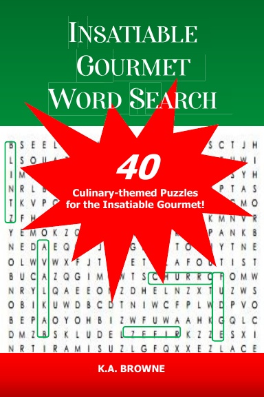 Insatiable Gourmet Word Search