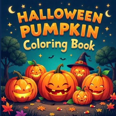 Halloween Pumpkin Coloring Book