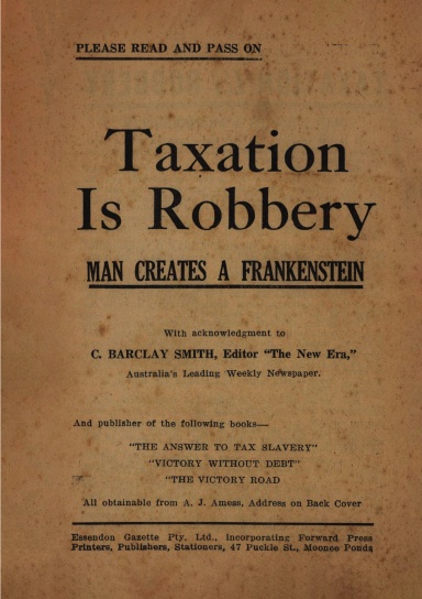 Taxation is Robbery