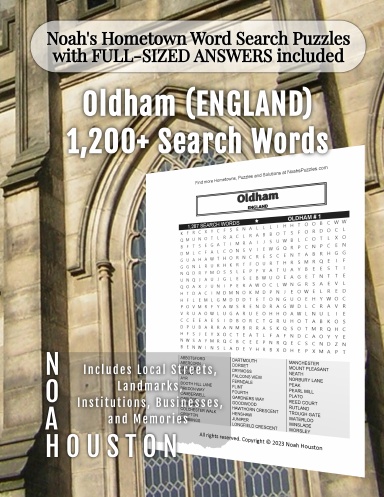 Noah’s Hometown Word Search Puzzles with FULL-SIZED ANSWERS included Oxford (ENGLAND)