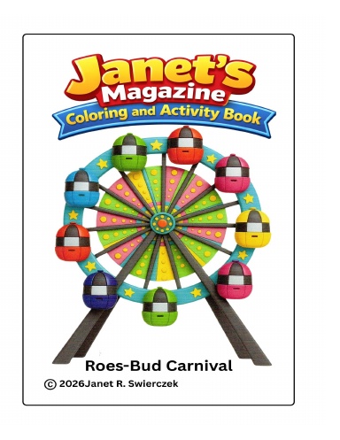 Janet's Magazine Coloring and Activity Book