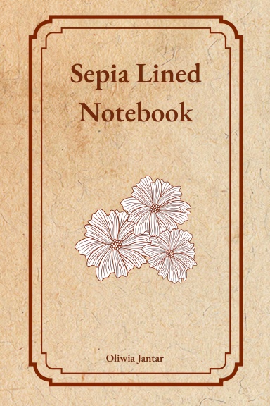 Sepia Lined Notebook
