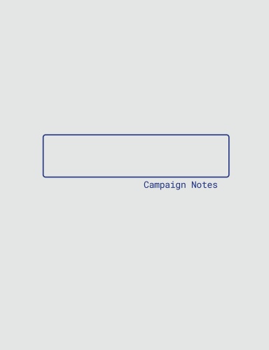 Campaign Notes (48 pages)