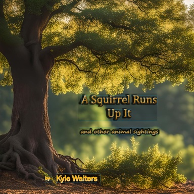 A Squirrel Runs Up It