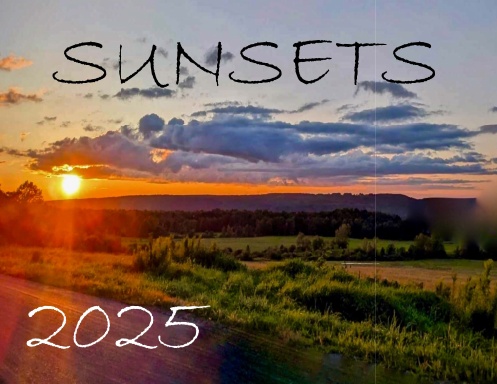 Sunsets 2025 Calendar