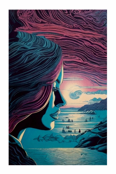 A Journey Through Artistic Landscapes in Linocut