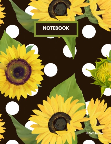 notebook 8.5 x 11 Inches