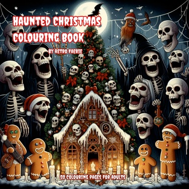Haunted Christmas Colouring Book