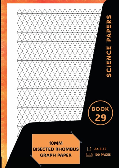 Science Papers - A4 10mm Bisected Rhombus Grid Graph Paper
