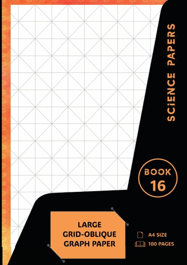Science Papers - A4 Large Grid-Oblique Graph Paper